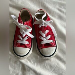 Red Converse All Star -Toddler